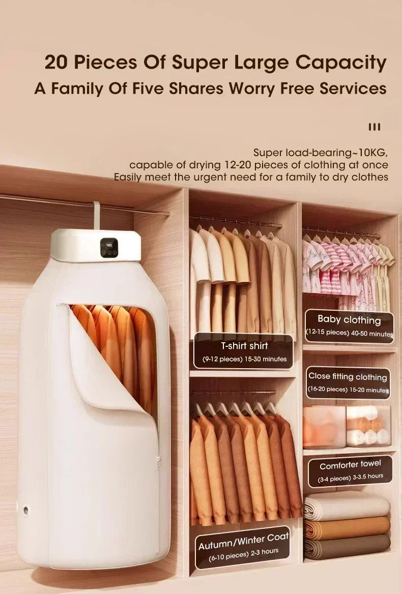 Foldable Electric Dryer