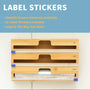 Packaging dispenser, 3 in 1 bamboo tin foil storage box, baking paper, wax paper holder kitchen storage box,