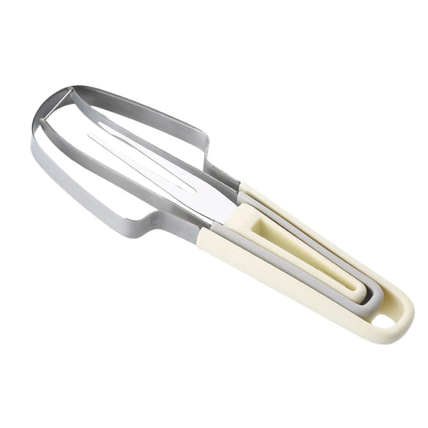 3-in-1 Watermelon Fork Slicer Cutter Watermelon Popsicle Cutter Stainless Steel Watermelon Fruit Fork Portable Kitchen Gadgets