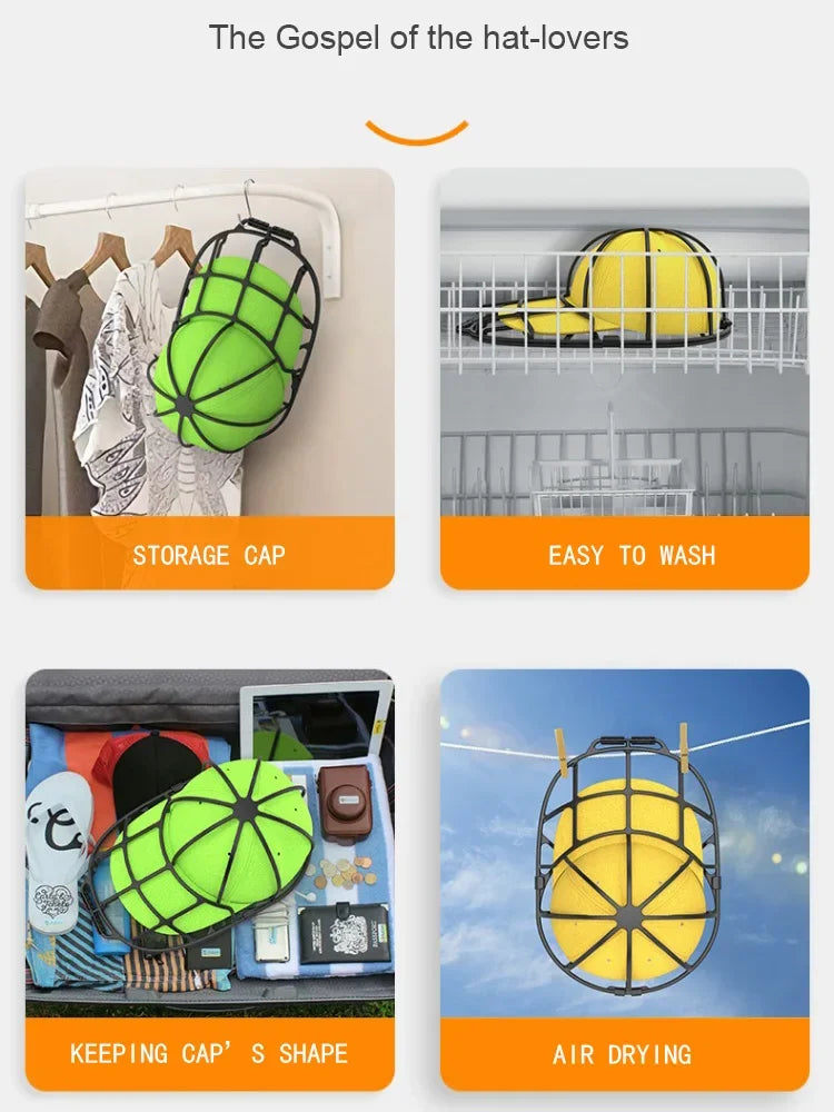 2Pcs/set Hat washing Cage