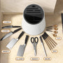 360°Rotate Kitchen Utensil Holder, Drain And Prevent Slipping At The Bottom Extra Large Farmhouse Utensil Holders for Countertop