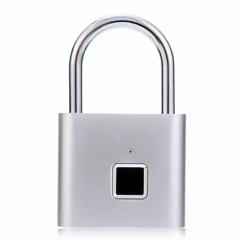 Compact Smart Fingerprint Padlock – Keyless Biometric Lock, USB Rechargeable, Waterproof, Lightweight Zinc Alloy – Secure for Luggage, Suitcases, Backpacks & Lockers
