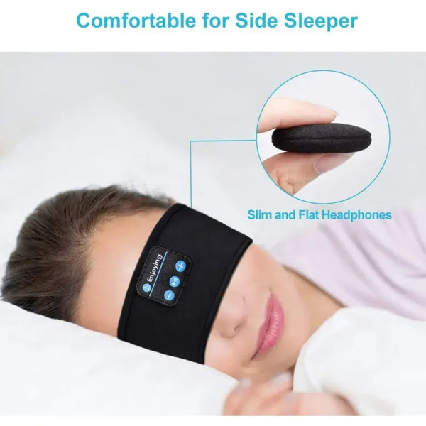 Bluetooth Earphones Sports Sleeping Headband Elastic Wireless Headphones Music Eye Mask Wireless Bluetooth Headset Headband