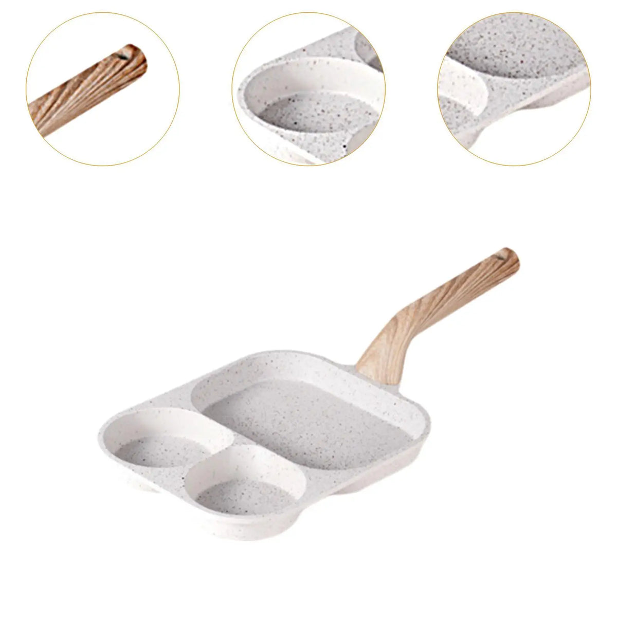 Mini Pancake Pan & Egg Skillet – Nonstick Omelette Pan, Breakfast Maker, Frying Pan for Eggs, Steak & Vegetables