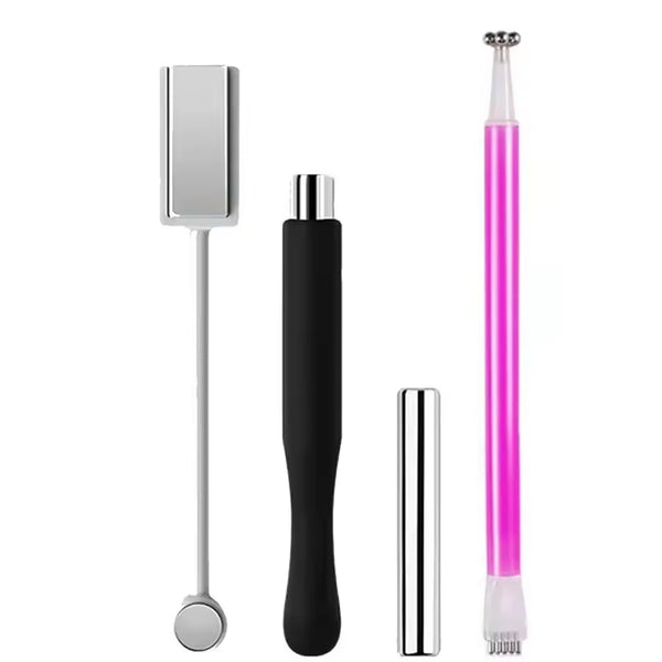 Linmanda Nail Art Cat Eye Magnet Magnetic Cat Eye Set 4-Piece Set to Be Used with Nail Gel for Nail Art Lovers and Nail Salons