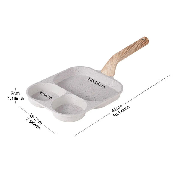 Mini Pancake Pan & Egg Skillet – Nonstick Omelette Pan, Breakfast Maker, Frying Pan for Eggs, Steak & Vegetables