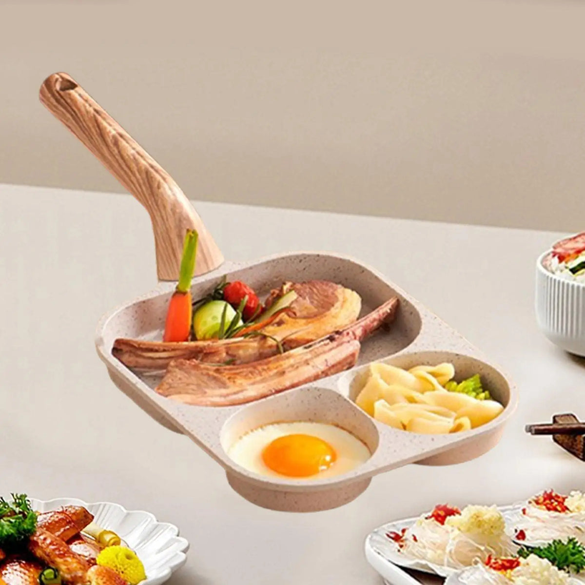 Mini Pancake Pan & Egg Skillet – Nonstick Omelette Pan, Breakfast Maker, Frying Pan for Eggs, Steak & Vegetables